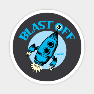 Blast Off 1 Magnet